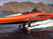 Plectrum, il superyacht a idrogeno italiano che si alza dall’acqua e vola sul mare