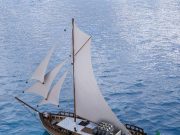 La barca italiana a idrogeno a fuel cells della Hydrocell