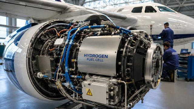 propoulsore fuel cells per aerei